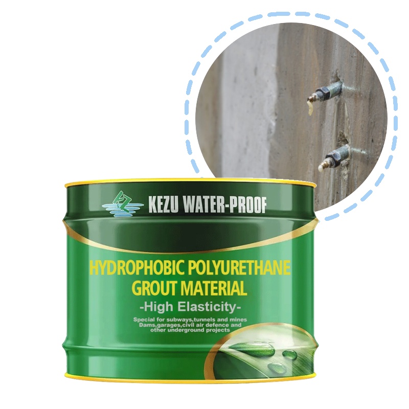 Productos de materiales de construcción de lechada de poliuretano soluble en agua KEZU